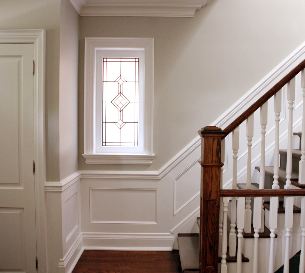 This is an example of a transitional staircase in Toronto.