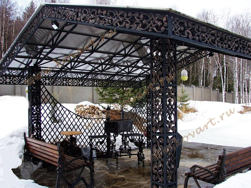 Кованые беседки