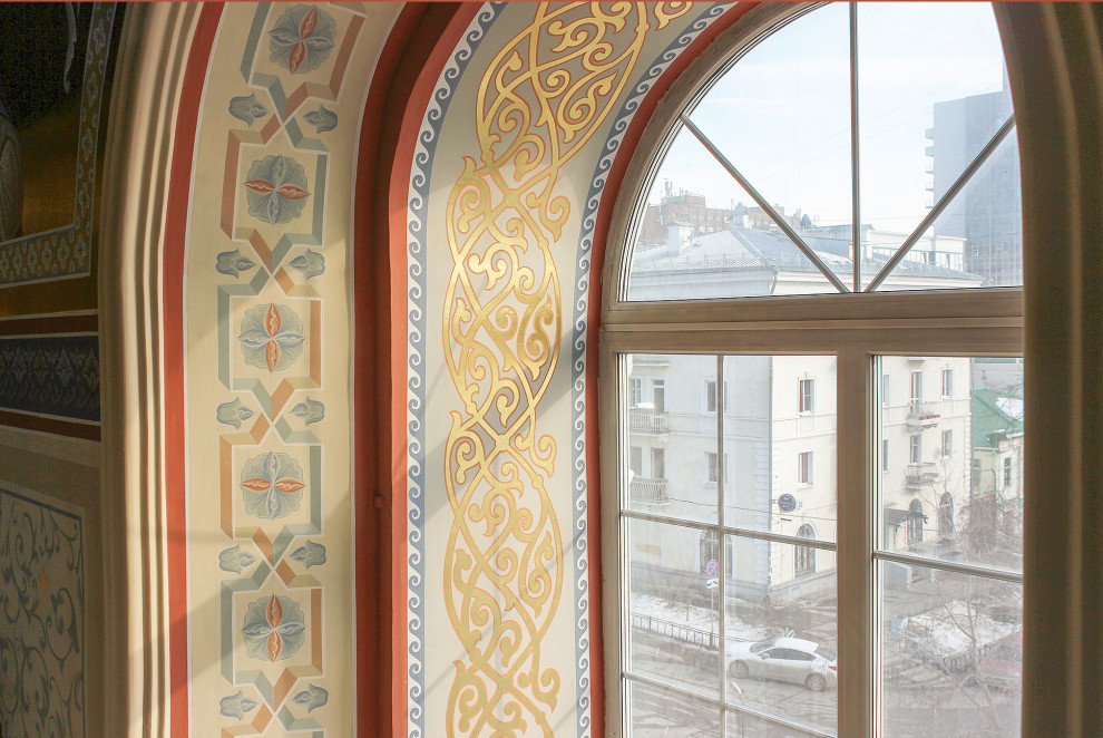 Роспись оконных откосов