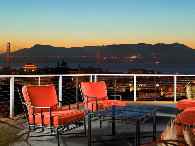 Decks with a view contemporary-terrace