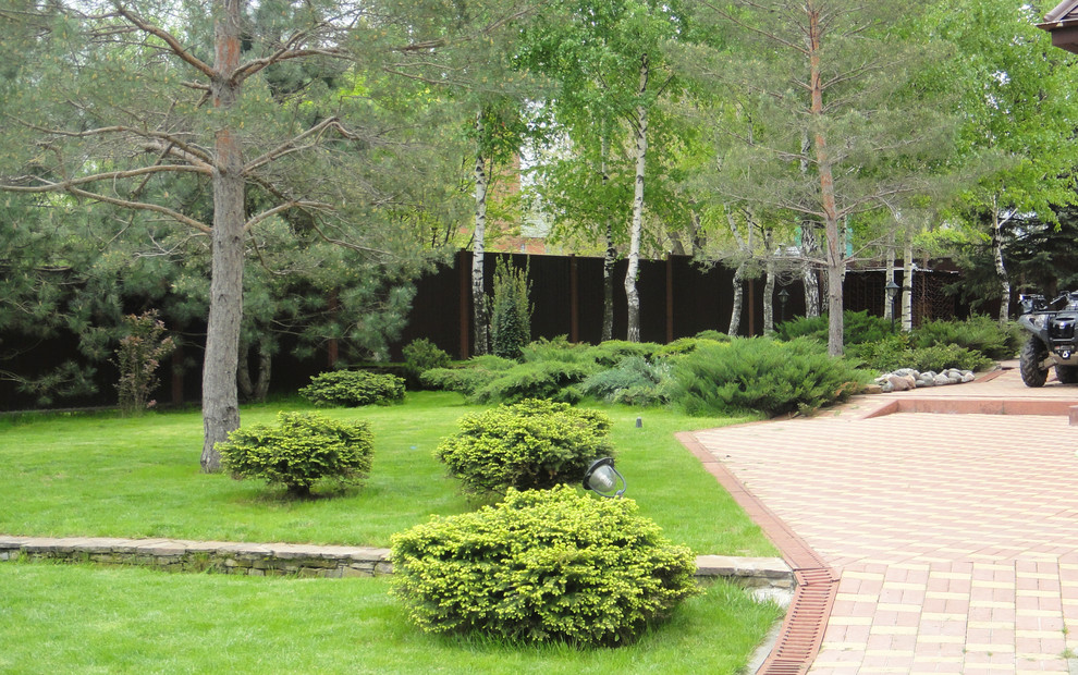 Ландшафт участка у озера