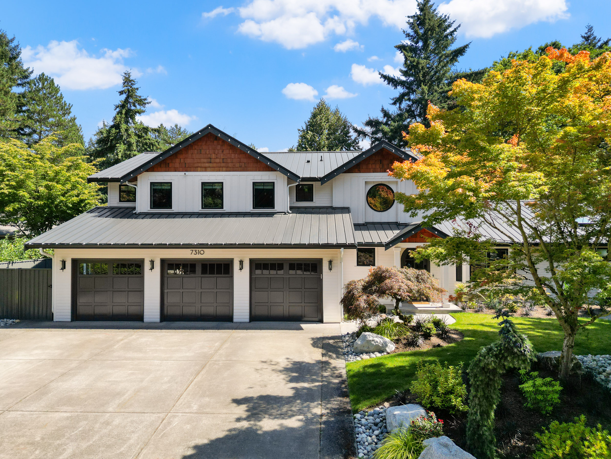 Mercer Island Modern Farmhouse Exterior