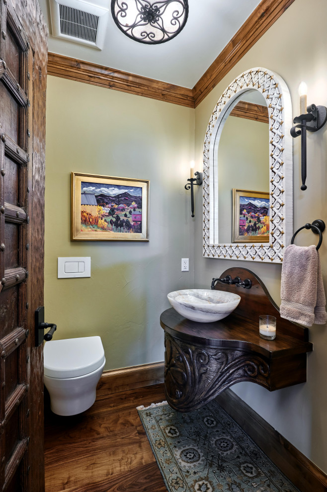 Onyx sink - bone and brass mirror