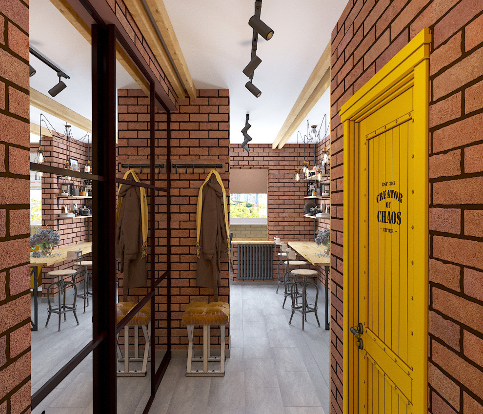 Проект квартиры в стиле лофт в Москве