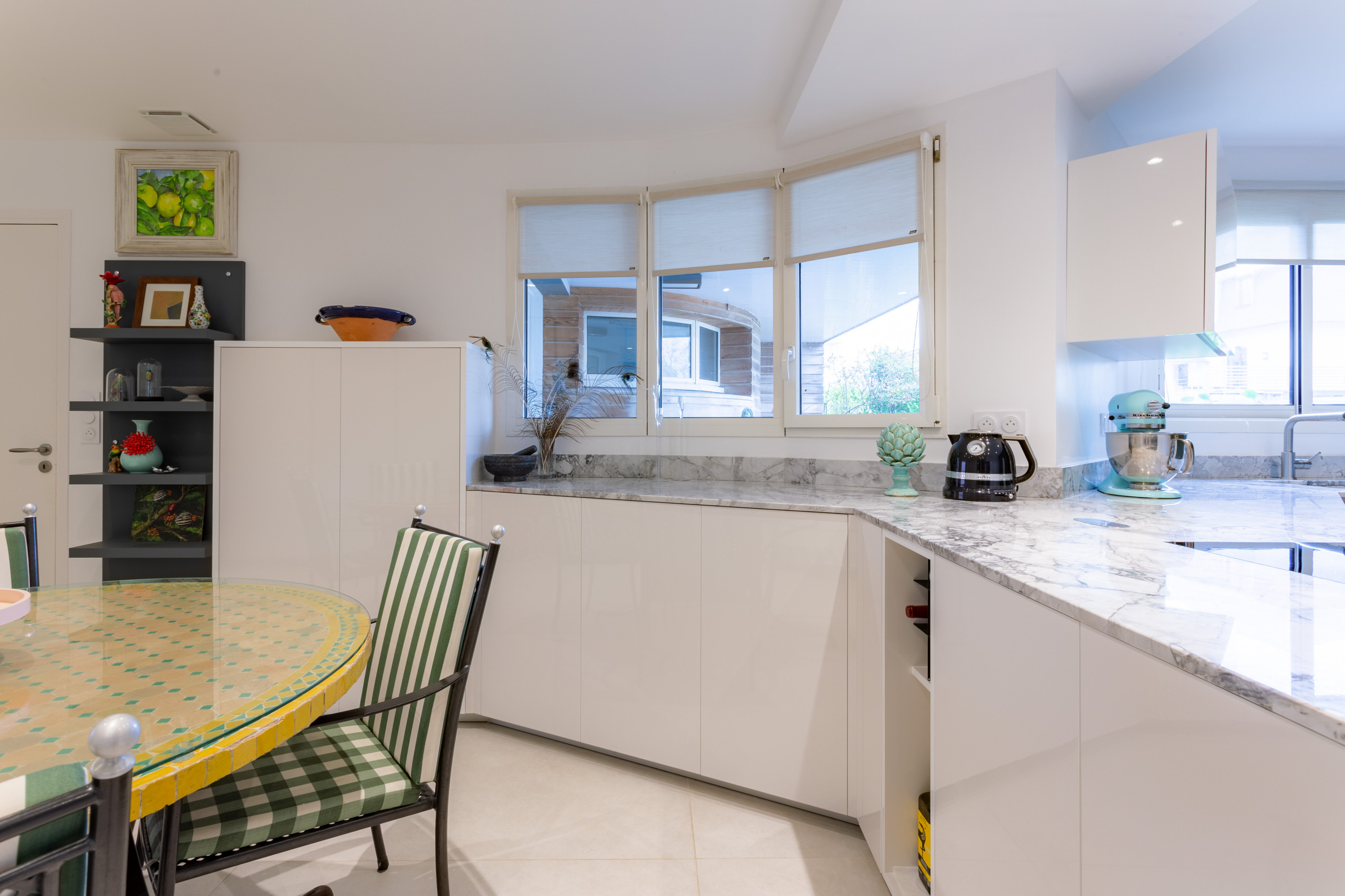 Création d'une cuisine atypique dans une maison d'architecte