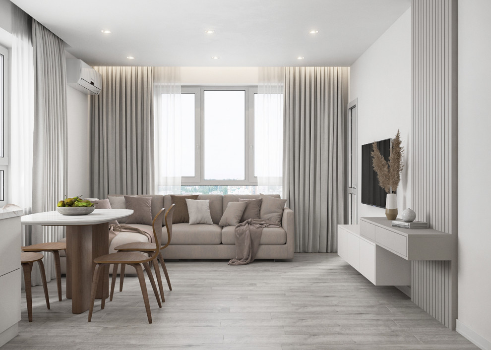 Светлый легкий интерьер для жизни