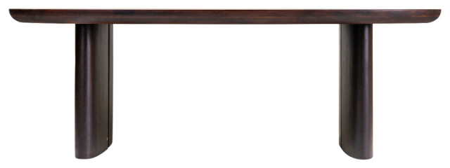 Oval Eucalyptus Dining Table, Versmissen Durban, Small - Transitional ...