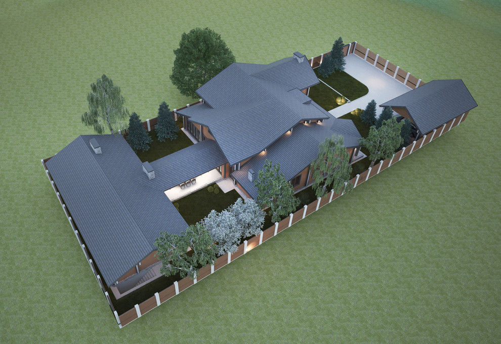 Проект дома в стиле шале