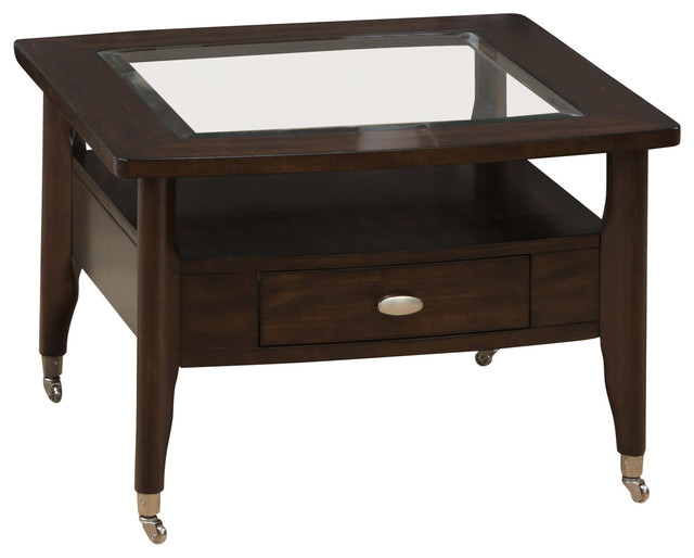 Montego Merlot Round Cocktail Table Coffee Tables By Hedgeapple Montego Merlot Round Cocktail Table