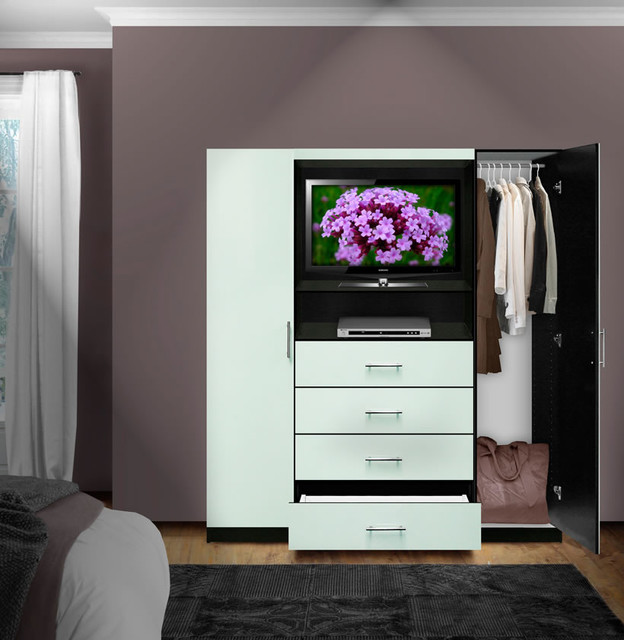 Aventa Bedroom Tv Armoire 4 Drawer Contemporary