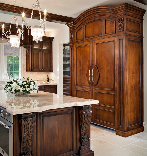 Westlake Village French Provincial Traditional Kitchen Los