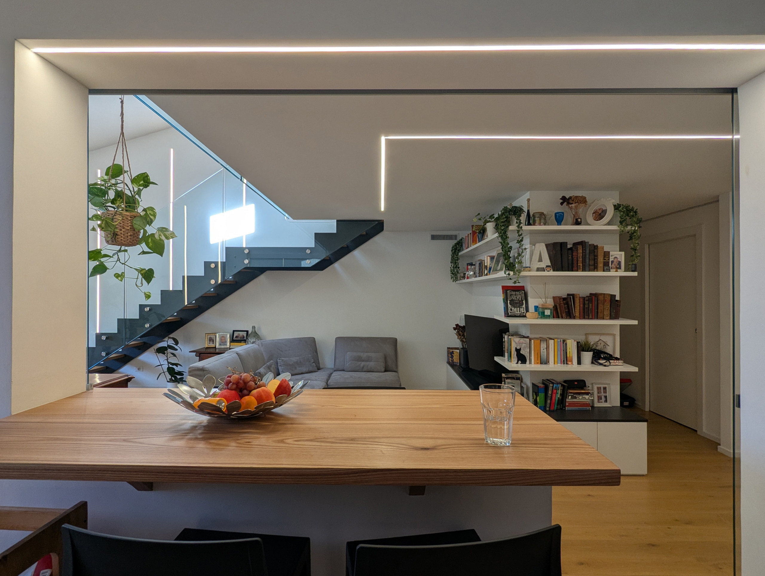 DUPLEX CON DOPPIA ALTEZZA -zona giorno