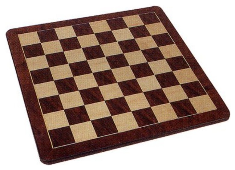 Solid Walnut Chess Board Brown - 06-6320