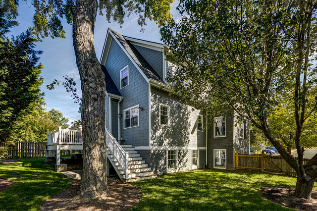 Cape Cod Charm amerikansk-craftsman-hus-og-facade