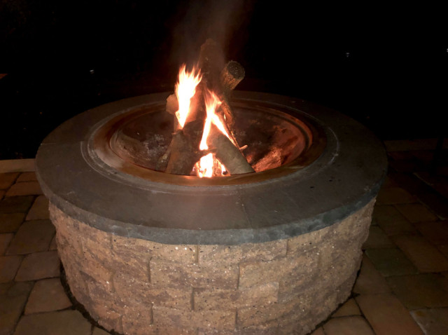 Custom Fire Pit modern-patio