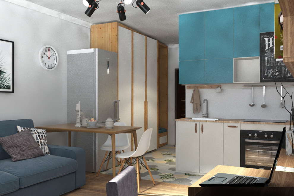 Крохотная квартира -студия