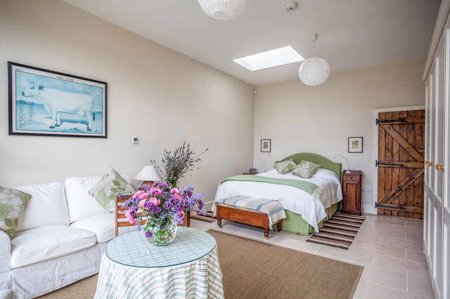 Studio Apartment Kildare lantlig-sovrum