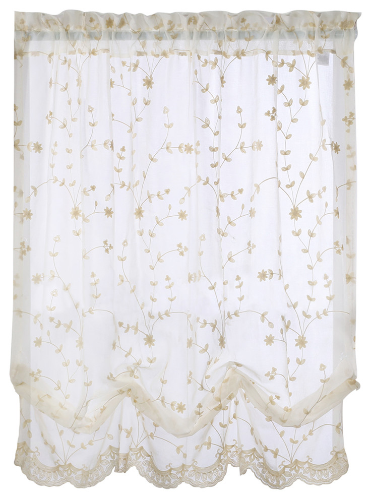 Grandeur Balloon Shade Contemporary Curtains By Commonwealth