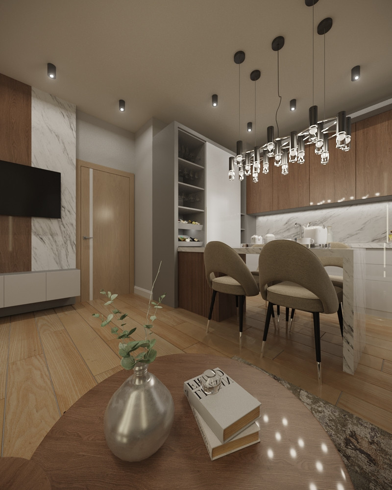 Кухня-гостиная