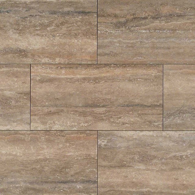Cottage Brown Porcelain Floor and Wall Tile by MSI-4"x4" SAMPLE 