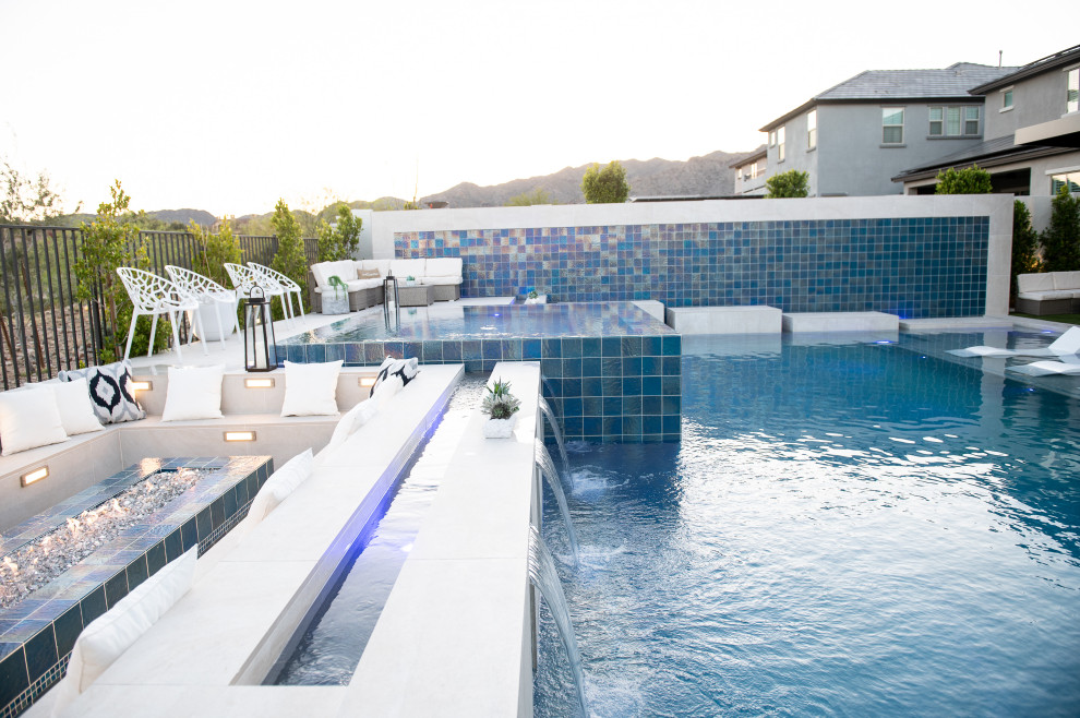 Modern pool