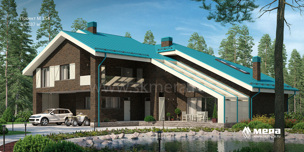 Современные каменные дома