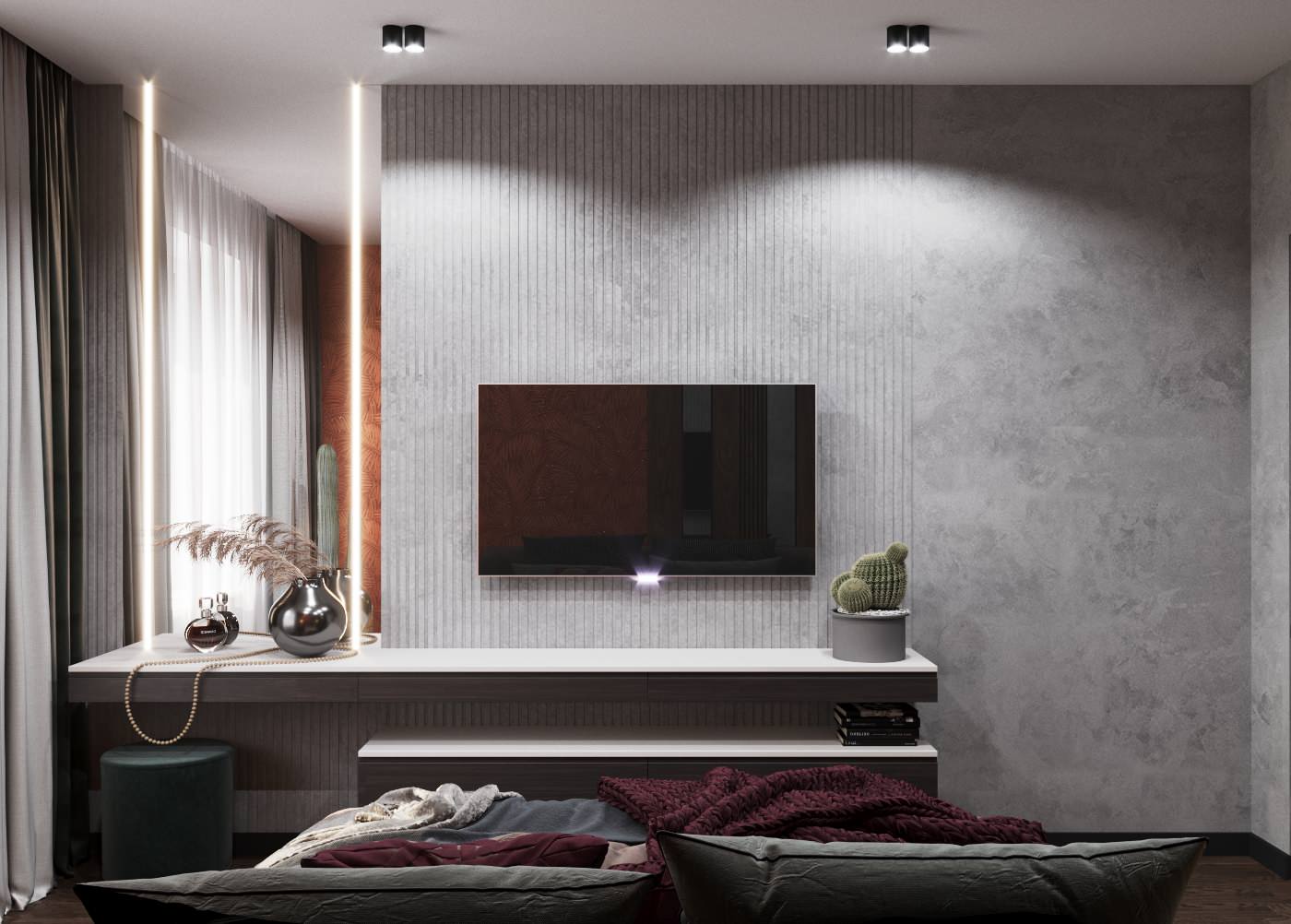 Спальня в ЖК "Бульварный переулок"