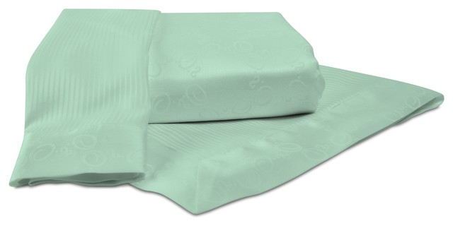 Tencel from Eucalyptus Duvet Sets by Home Source Intl, Ocean Green, King