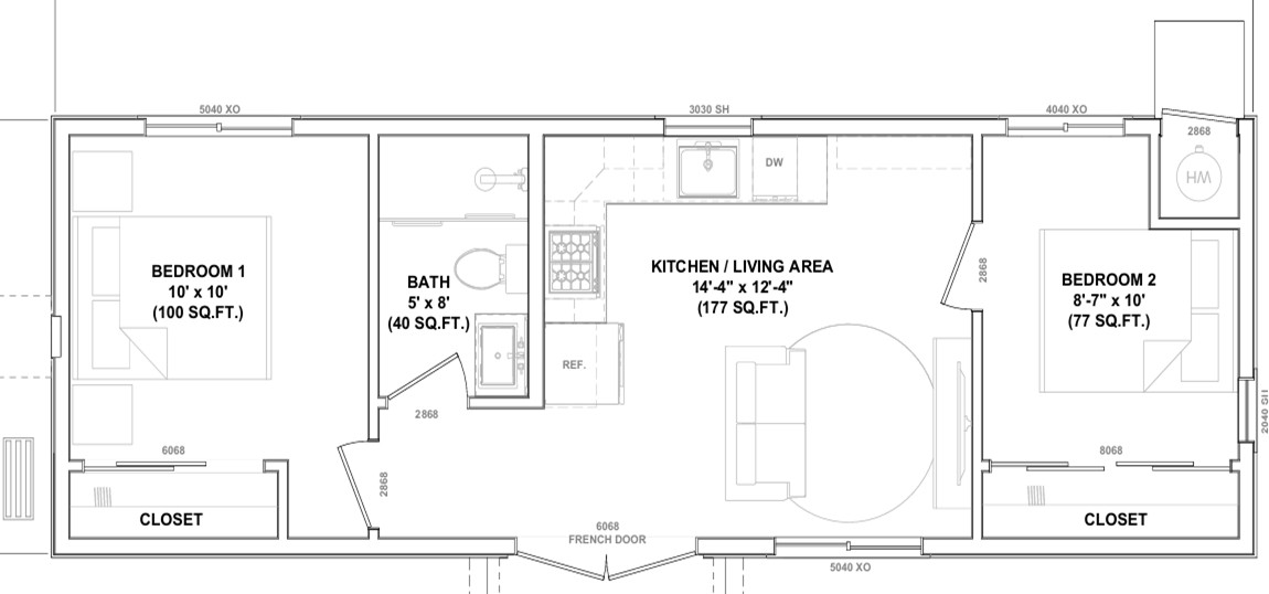 2 Bedroom - Cochran