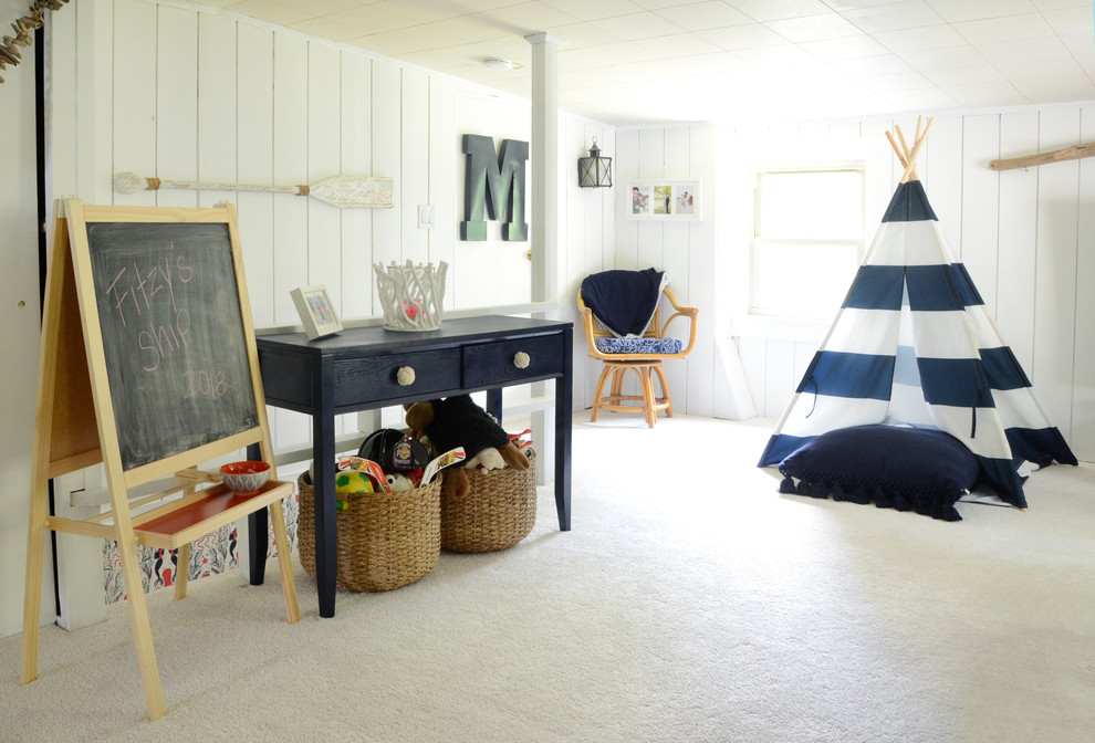 Design ideas for a beach style kids' room in Boston.