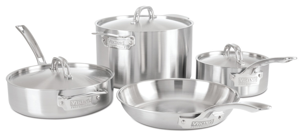 Professional 5-Ply 7-Piece Cookware Set