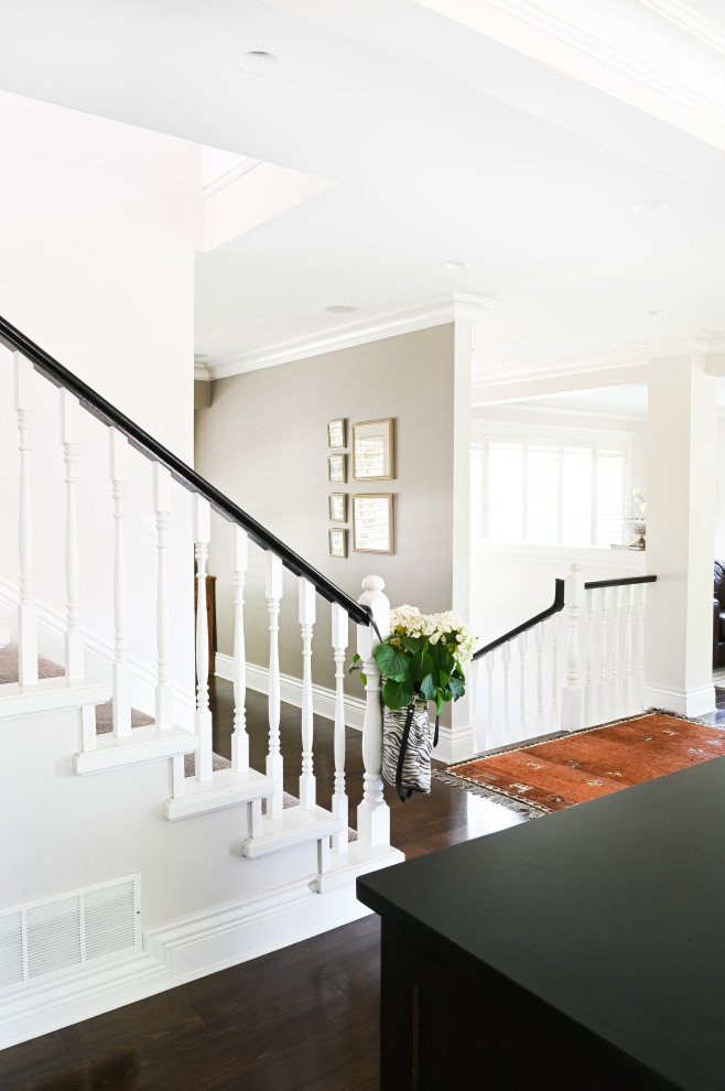 Inspiration for a transitional home design remodel in Vancouver