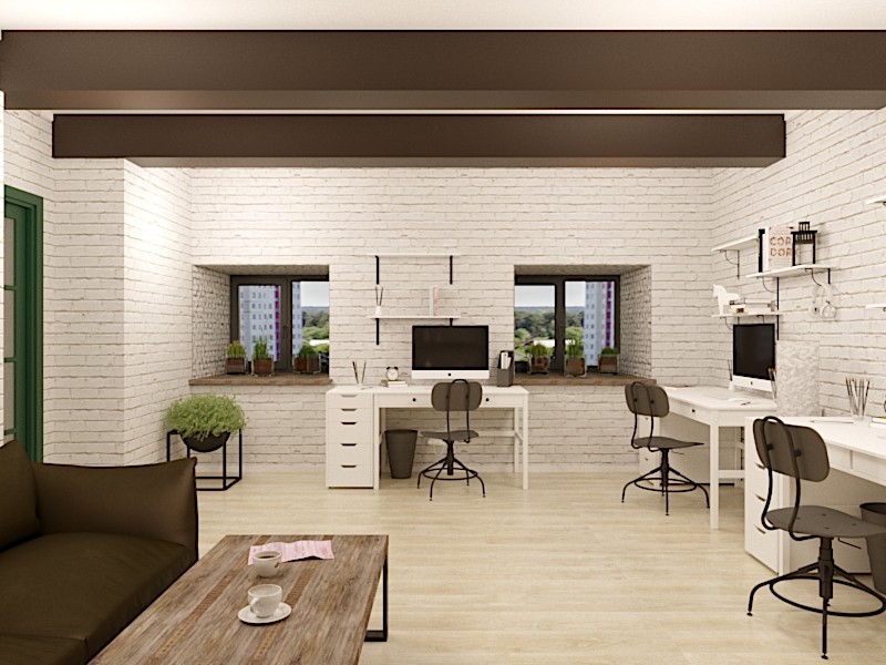 Офис в старом подвале