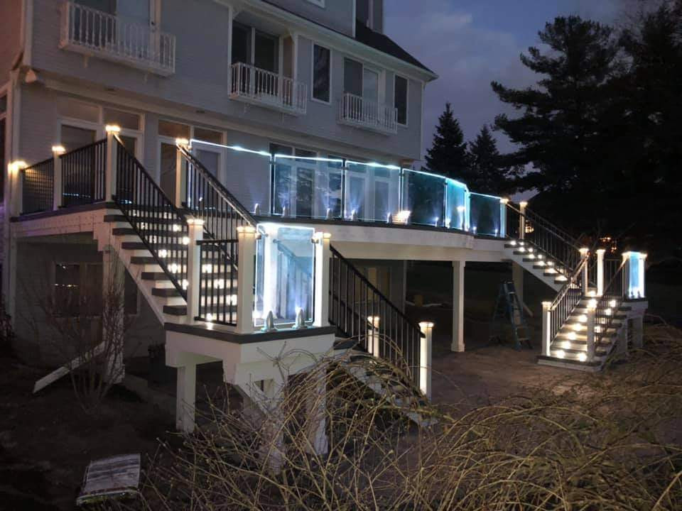 Ступени, ограждения