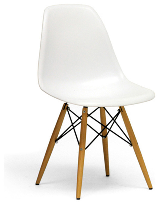 Paris Tower Side Chair Wood Leg, Set of 2