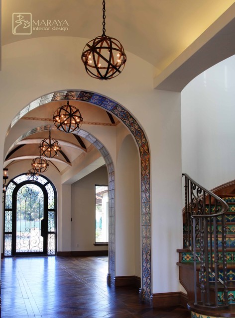 Spanish entry foyer & hall mediterranean entry other by ...