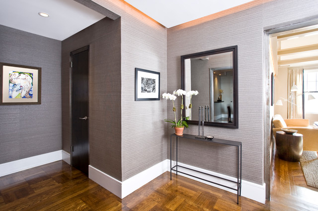 Narrow Entry Table riverside drive, nyc - contemporary - entry - new york -darci Narrow Entry Table riverside drive, nyc - contemporary - entry - new york -darci
