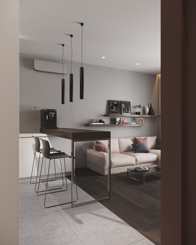 Вид на гостиную