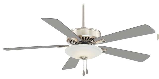 Minka Aire Contractor Uni Pack Led Polished Nickel 52 Ceiling Fan