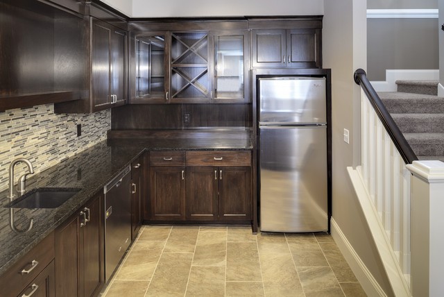 Keller transitional-home-bar