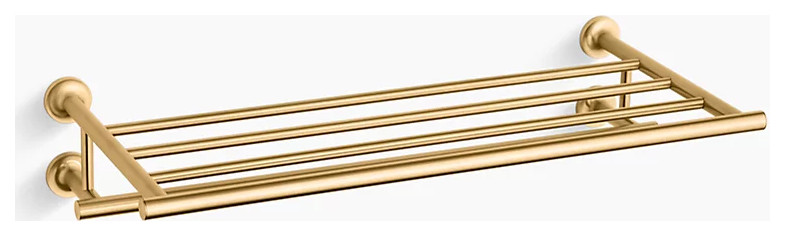 Kohler 14381-2MB Purist 24" Metal Towel Rack - Contemporary - Towel ...