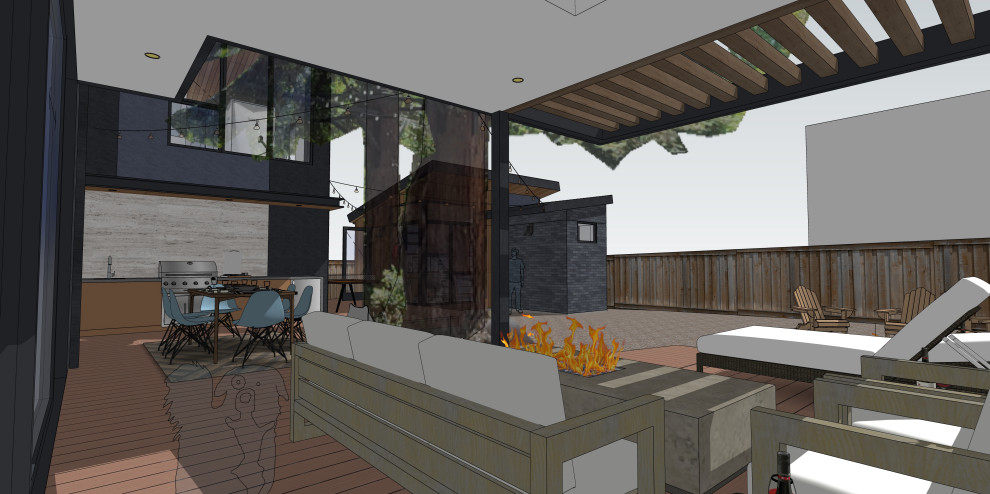 Example of a deck design in San Francisco