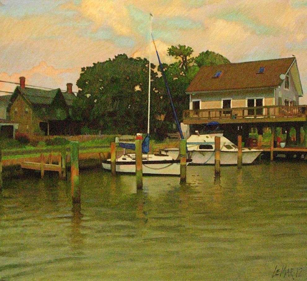 "Town Dock" Original Art