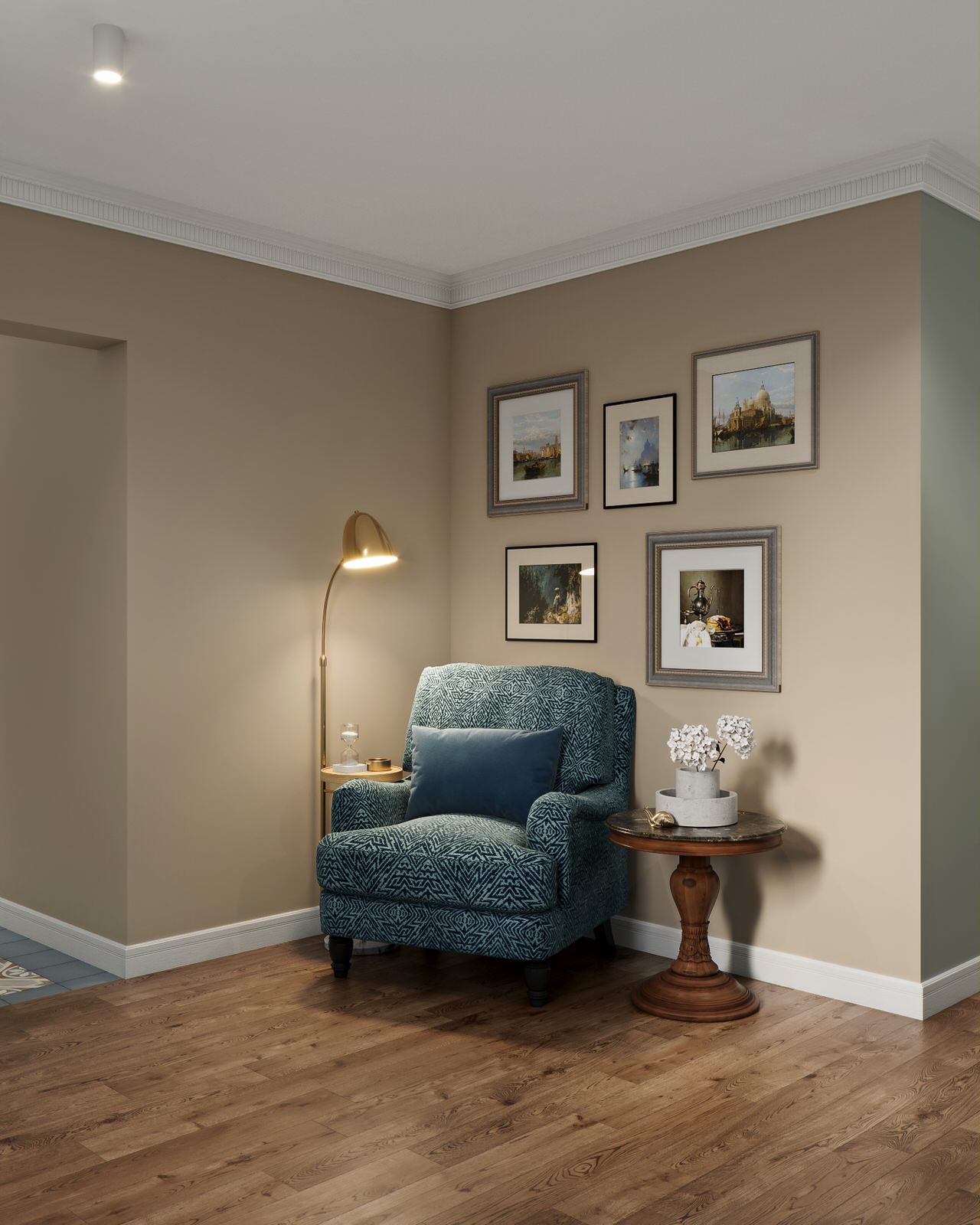 Зона для отдыха и чтения