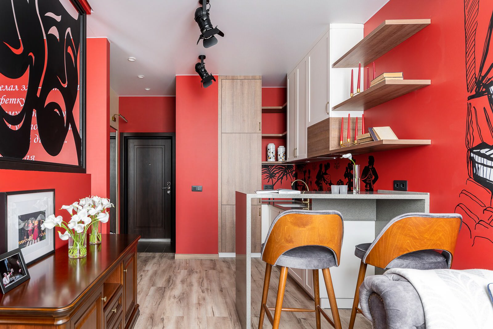 Реализованный дизайн проект квартиры ЖК "Театральный"