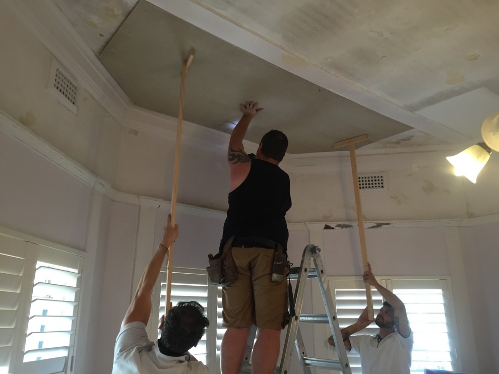 CEILING RESTORATION AND TIMBER IN ENAMEL
