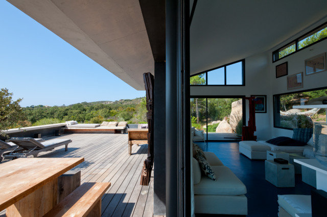 La maison furtive - Construction d'une maison individuelle contemporary