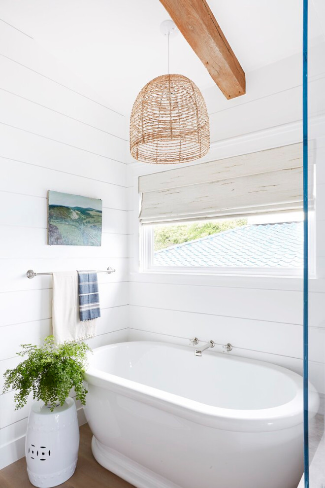 Inspiration for a beach style bathroom in Orange County.