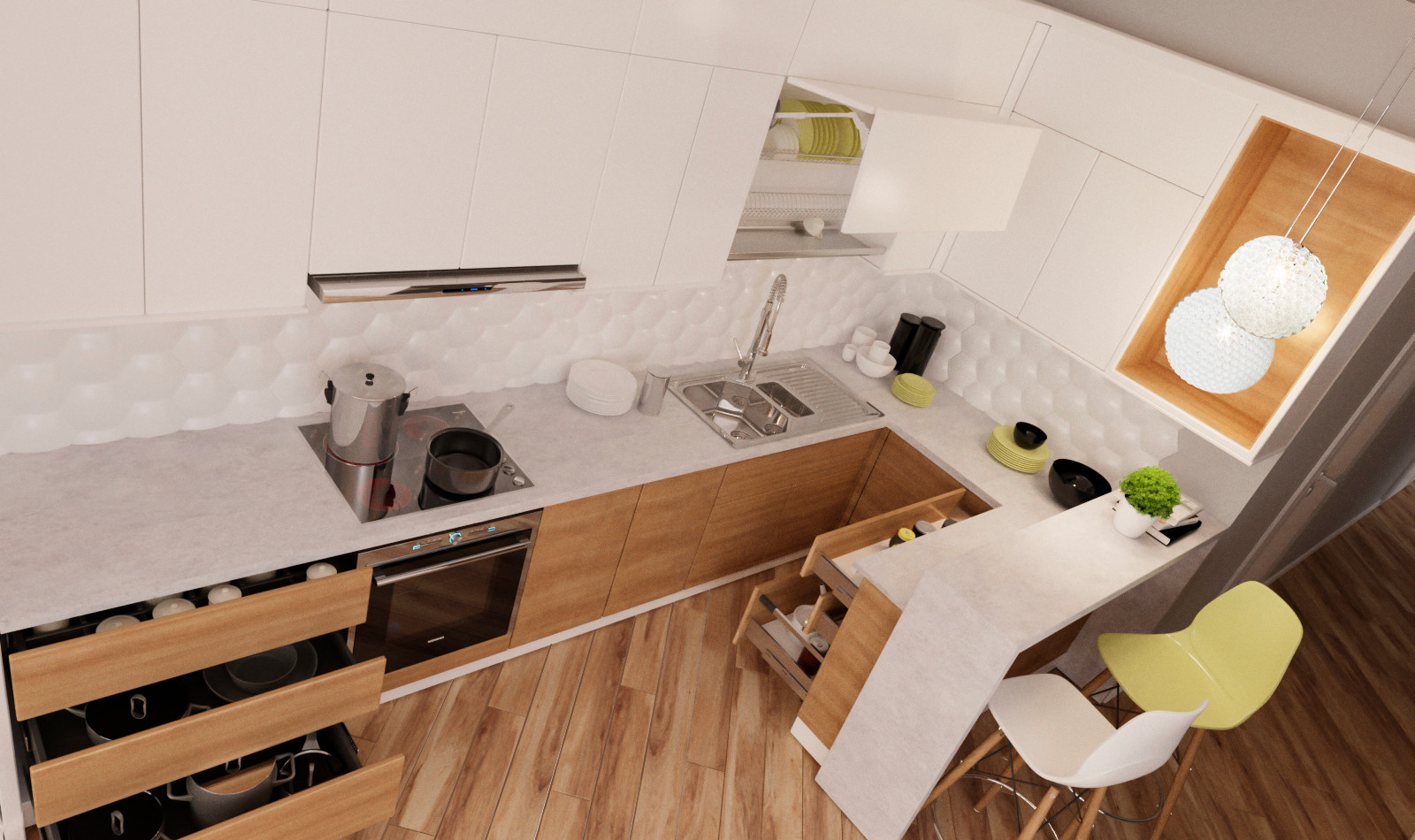 кухни - гостиные