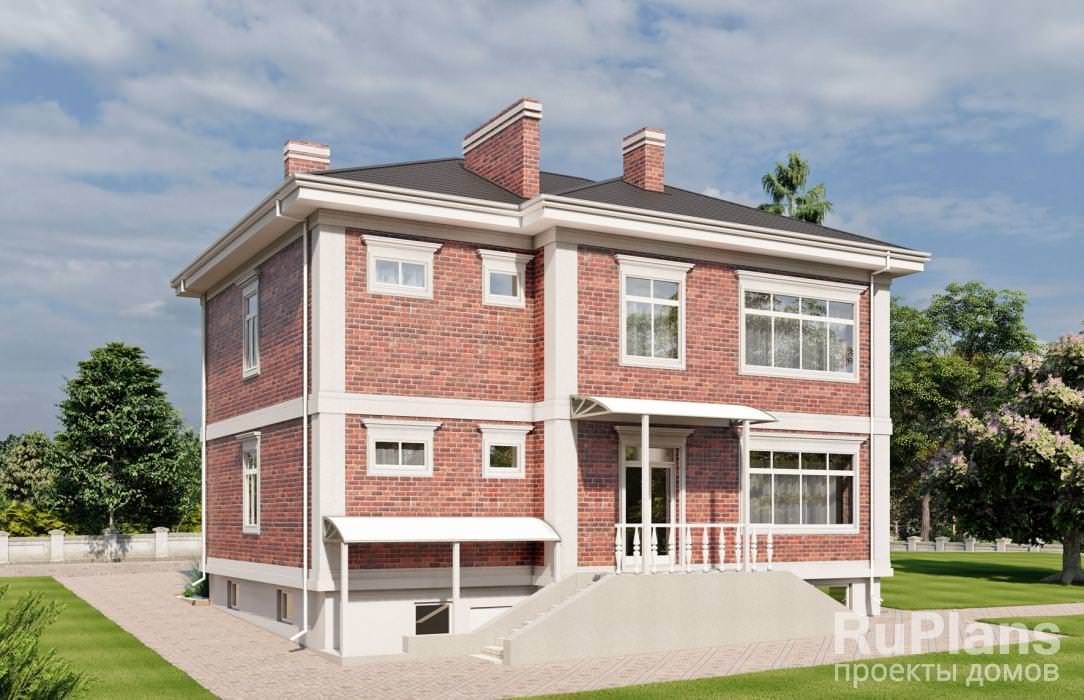 Rg5020 - Проект двухэтажного дома с цоколем